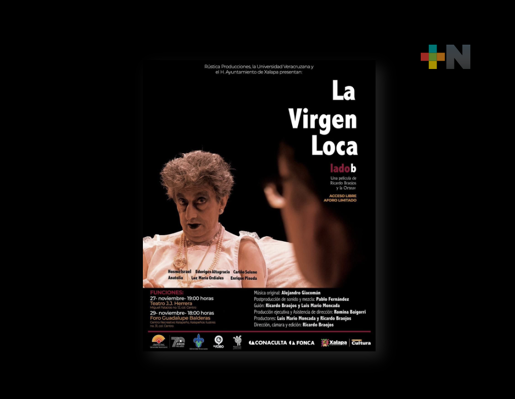 «La Virgen Loca» se presenta en el Teatro J.J. Herrera y en el Centro Recreativo